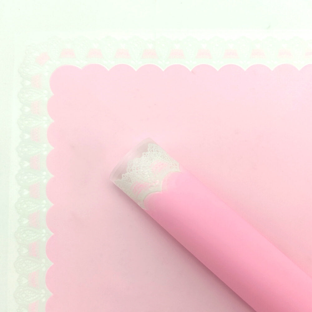 Lace Soft Light Translucent Paper, 22.5 × 22.5 Inch, 20 Sheets