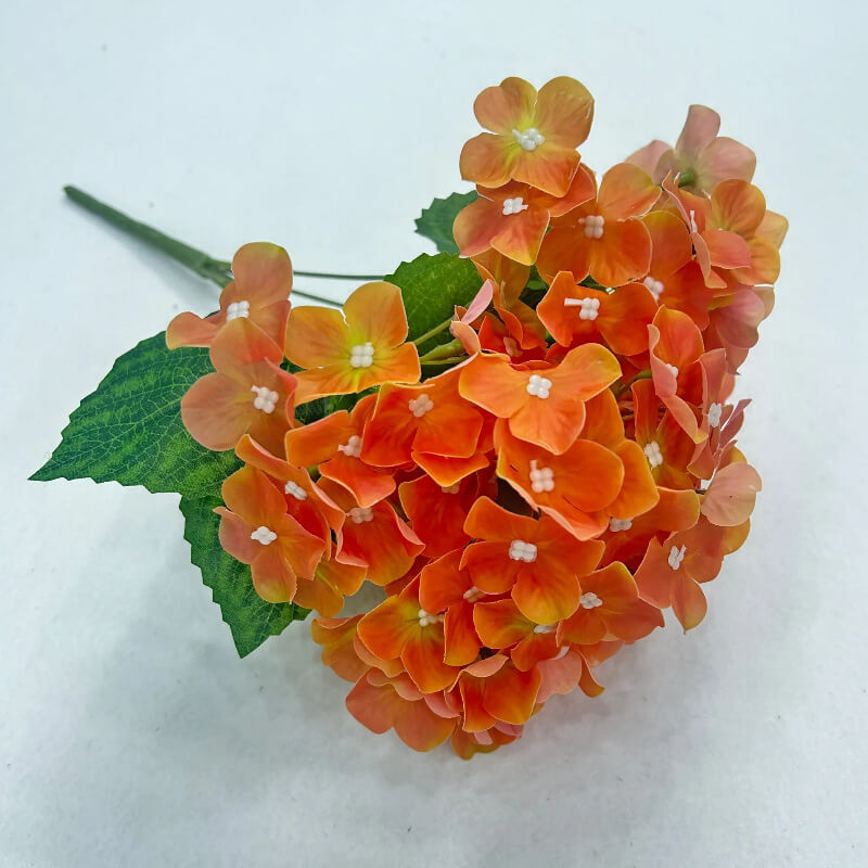 faux hydrangea flowers