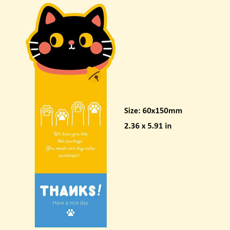 cheerful gift tags for packaging