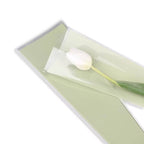 Boîte à fleurs ronde en velours 