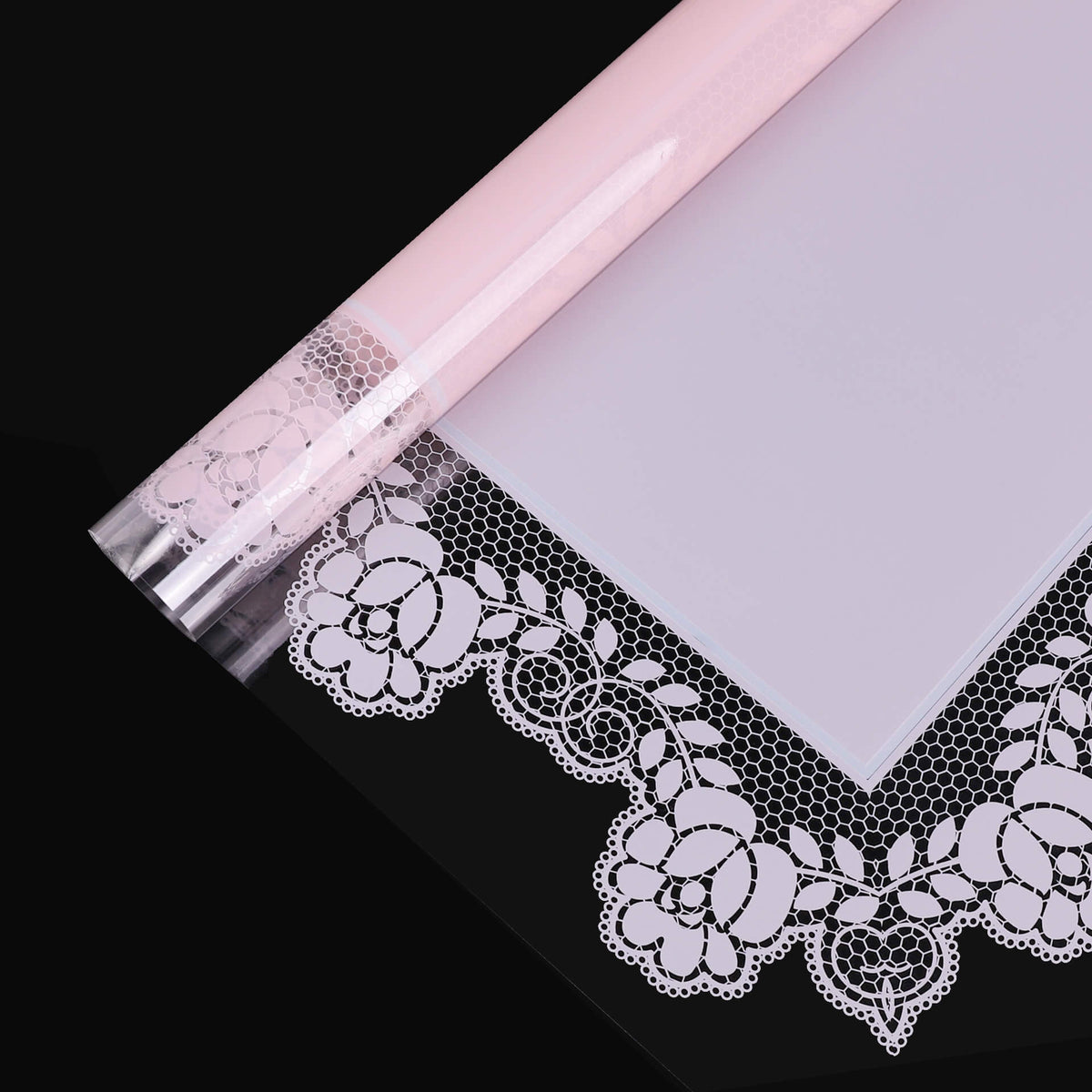 Lace Wrapping Paper, 22.5 × 22.5 Inch, 20 Sheets