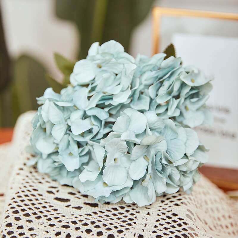 light blue hydrangea