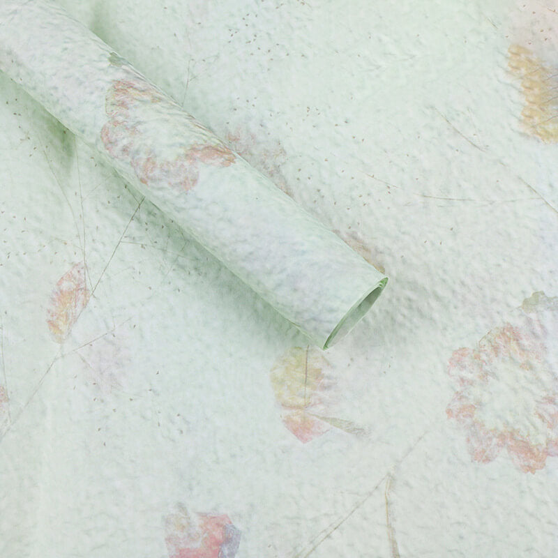 Hand-torn Art flower Paper, 19.7 × 22.8 Inch, 10 Sheets