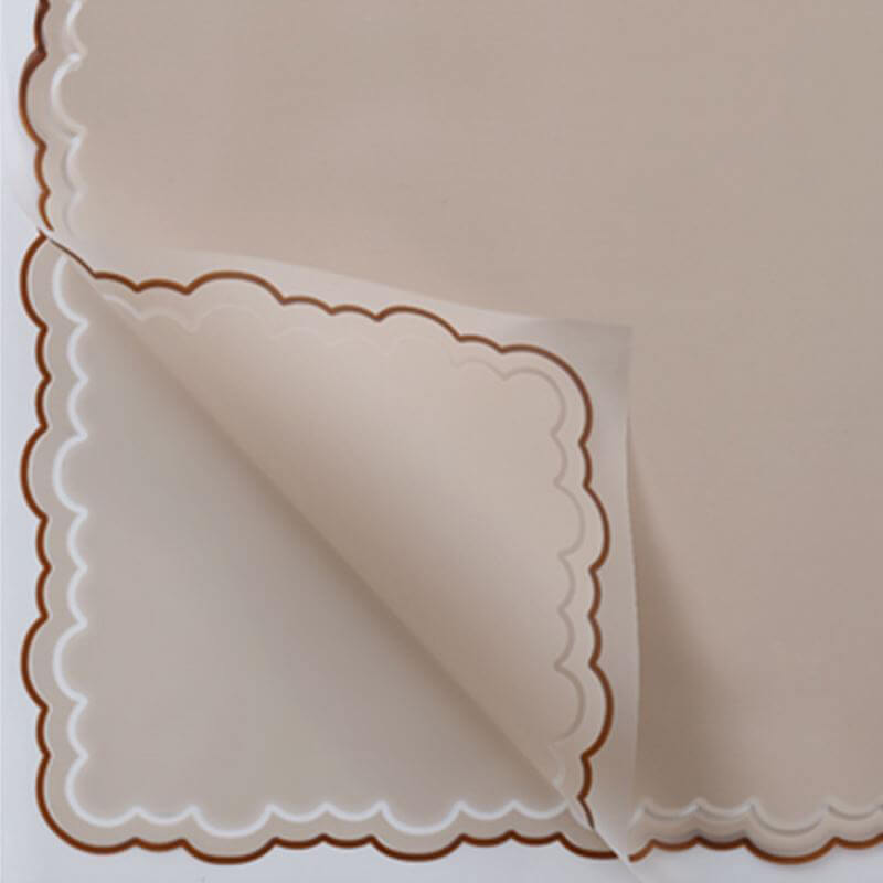 Small Handkerchief Waterproof Flower Paper, 22.5 × 22.5 Inch, 20 Sheets