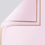 Gold-edge Jelly Flower Paper, 23.6 × 23.6 Inch, 20 Sheets