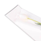 Boîte à fleurs ronde en velours 