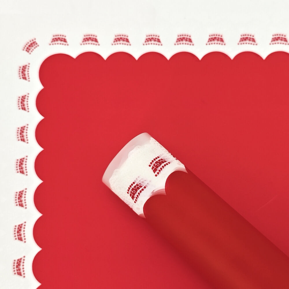 Lace Soft Light Translucent Paper, 22.5 × 22.5 Inch, 20 Sheets