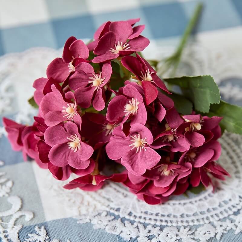 fake begonias