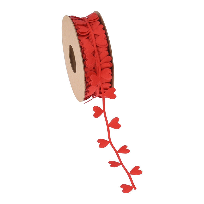 Love Embossed Ribbons