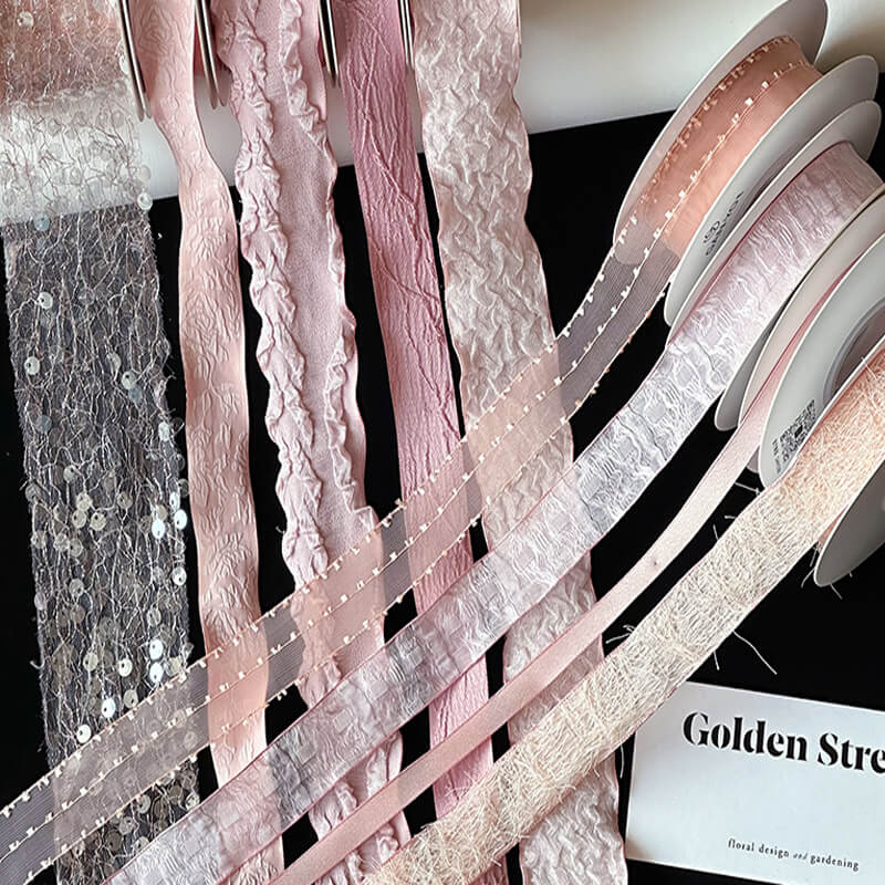 Soft Peach Ribbon, 10 Yards