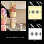 Single Carnation Bouquet Paper