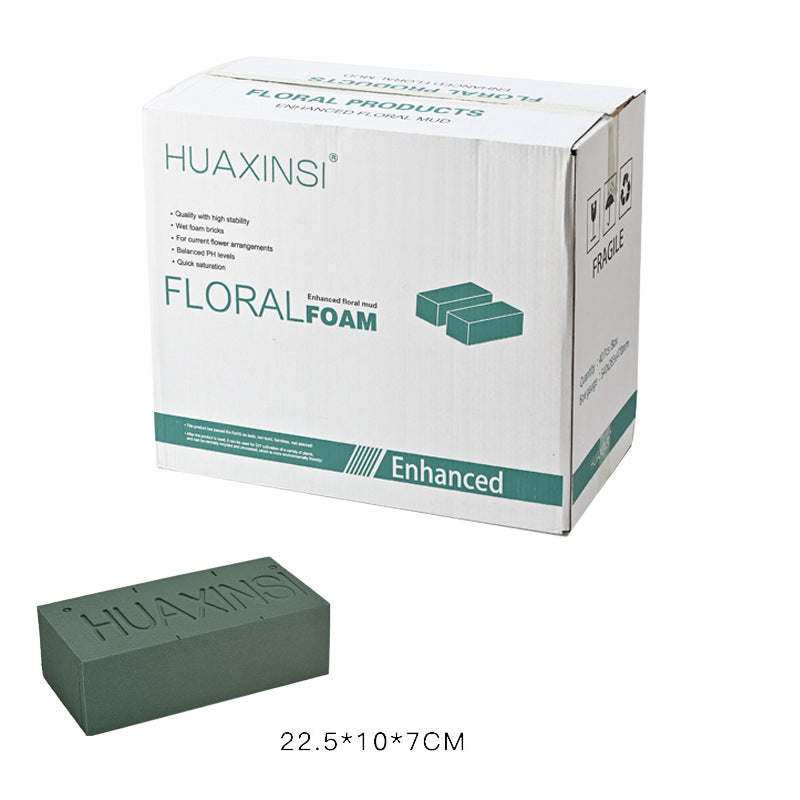 wet floral foam