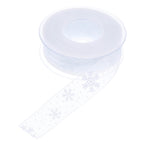 Christmas Transparent Snowflake Ribbon
