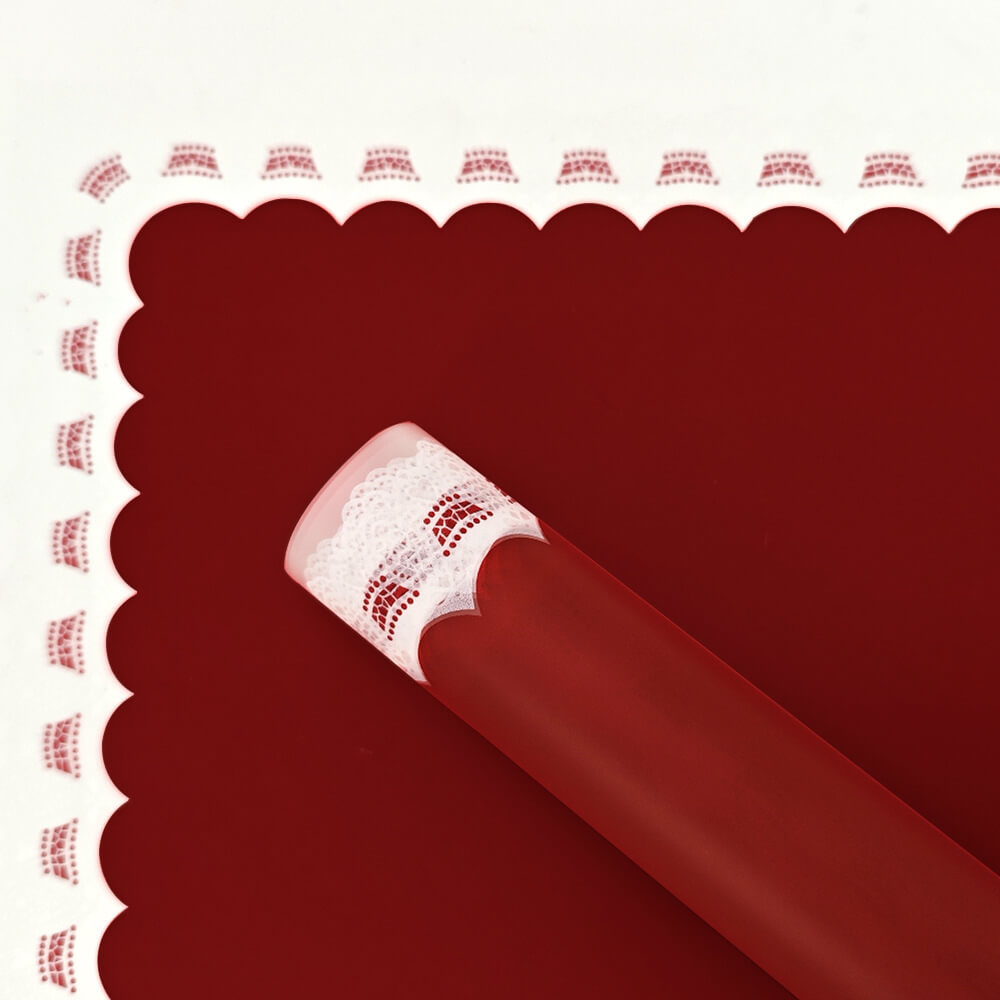Lace Soft Light Translucent Paper, 22.5 × 22.5 Inch, 20 Sheets