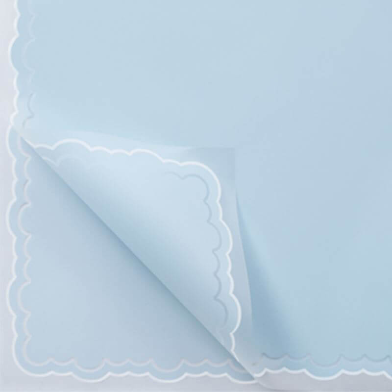 Small Handkerchief Waterproof Flower Paper, 22.5 × 22.5 Inch, 20 Sheets