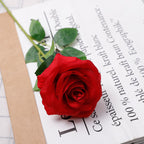 fake red roses