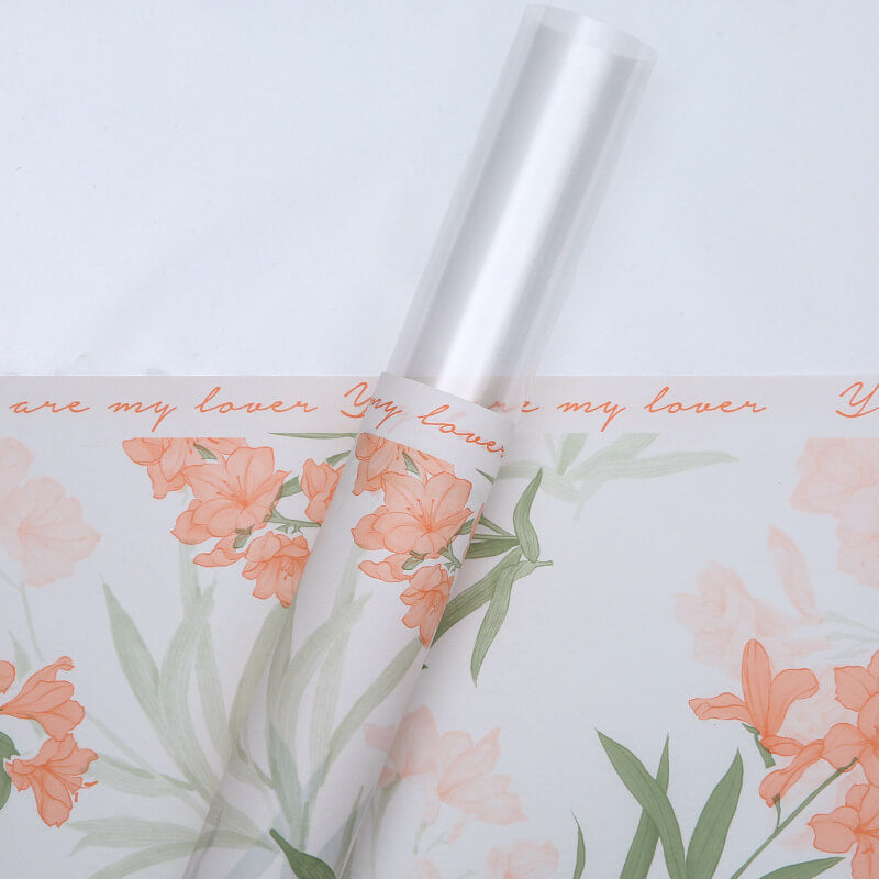 Flower Packaging Bags, 23 × 11.4 Inch, 20 Sheets