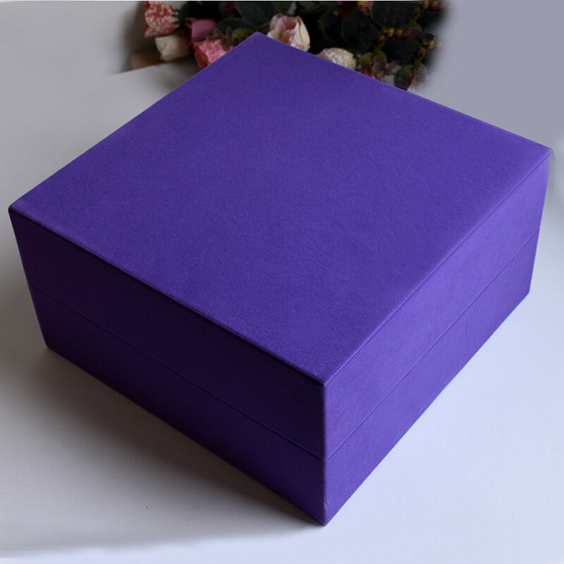 Velvet Square Flower Boxes, 7.9 Inch