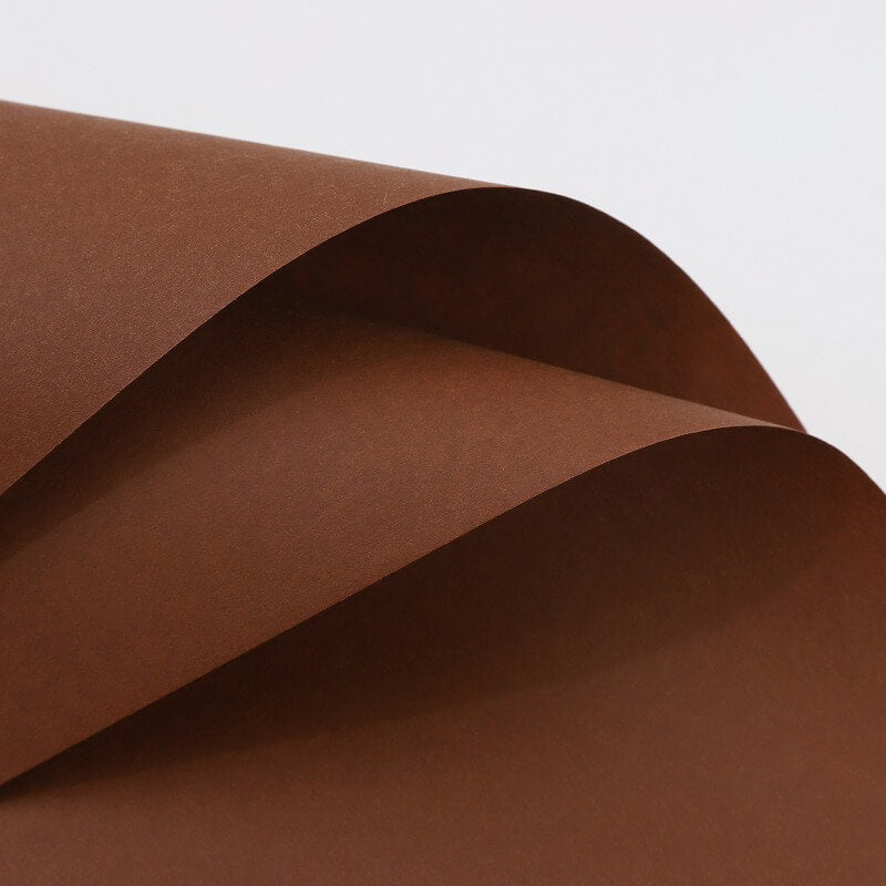 Brown Color Bouquet Wrapping Paper