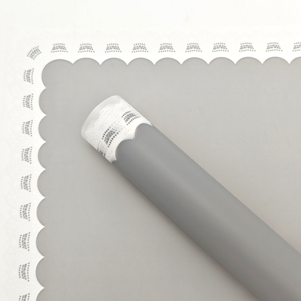 Lace Soft Light Translucent Paper, 22.5 × 22.5 Inch, 20 Sheets