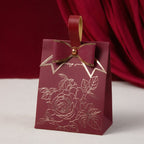 Caja de regalo cuadrada de papel para hornear, hecha a mano, con forma de jabón
