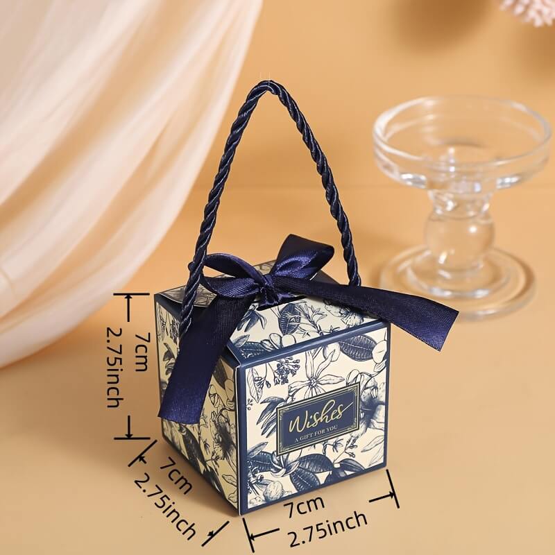 Floral Wedding Gift Boxes with Ribbons