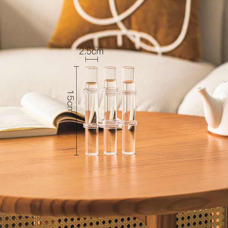 hydroponic glass vase