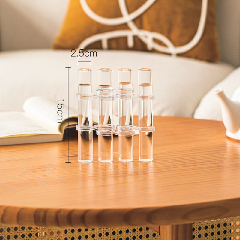 hydroponic glass vase