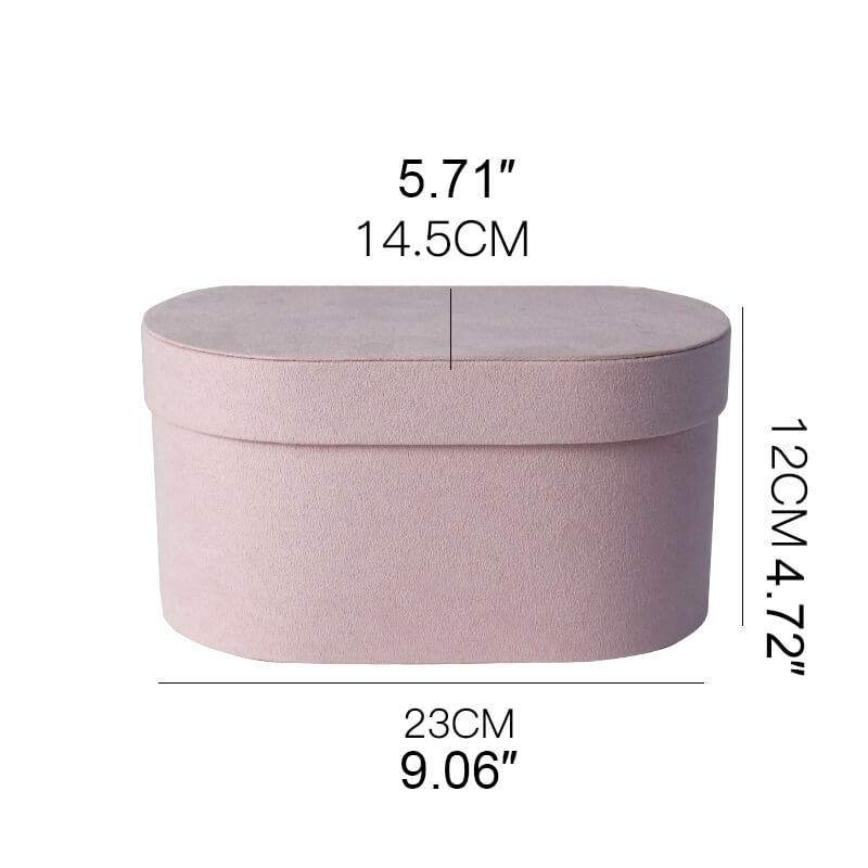 Velvet Oval Gift Box
