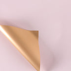 Papel de regalo dorado resistente al agua para ramos de flores 