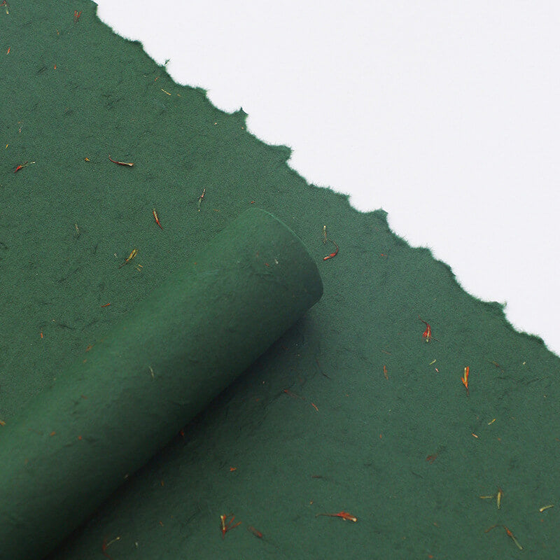 Hand-torn Petal Flower Wrapping Paper, 19.6 × 27.6 Inch, 4 Sheets