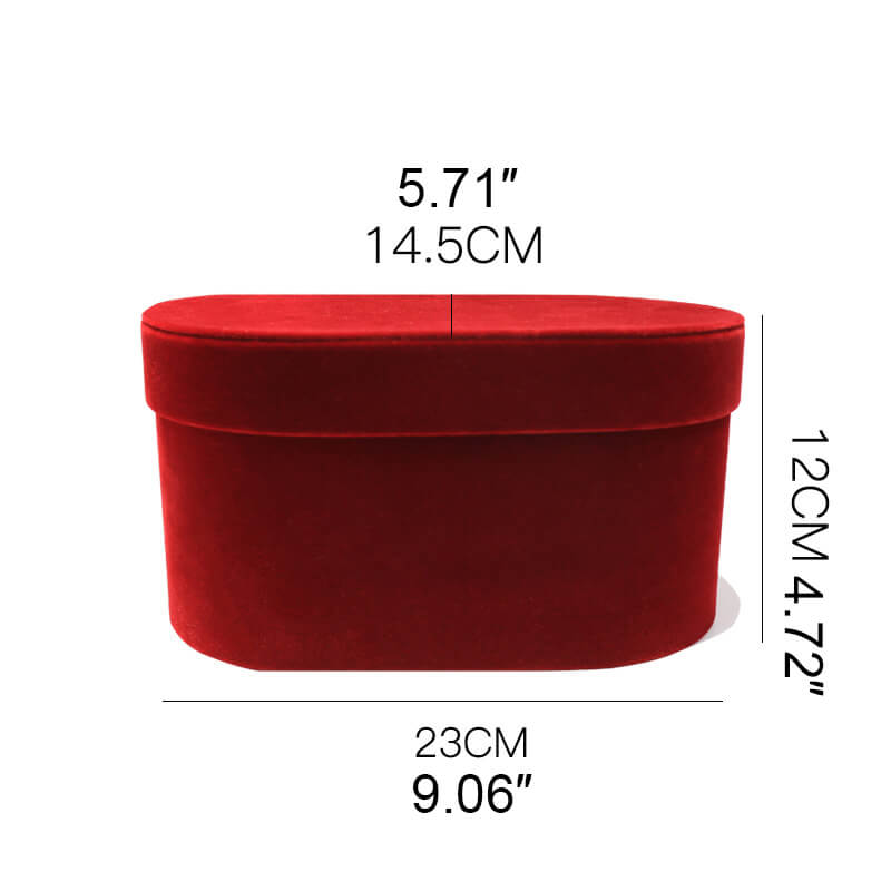 Velvet Oval Gift Box