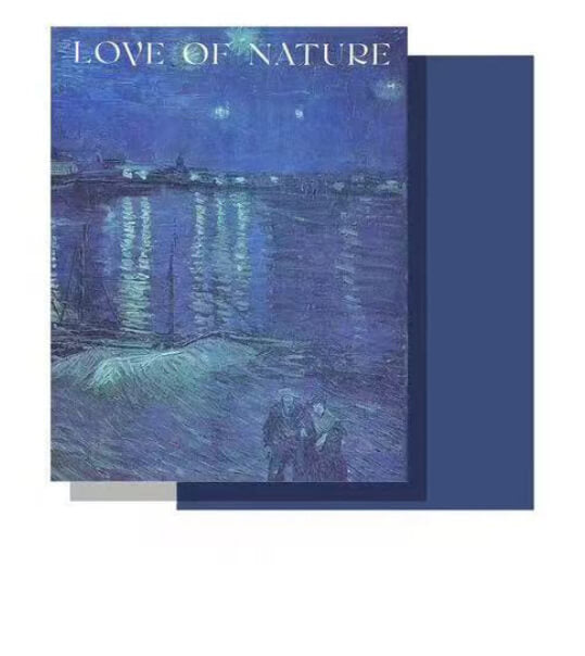 Oil Painting Wrapping Paper, 15 × 19.7 Inch, 10 Sheets