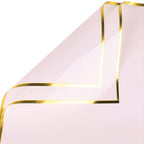 Silver-edge Cellophane Wrap Paper, 23x23 Inch
