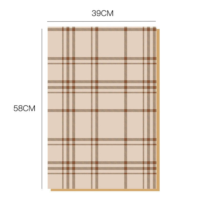 Brown Color Bouquet Wrapping Paper