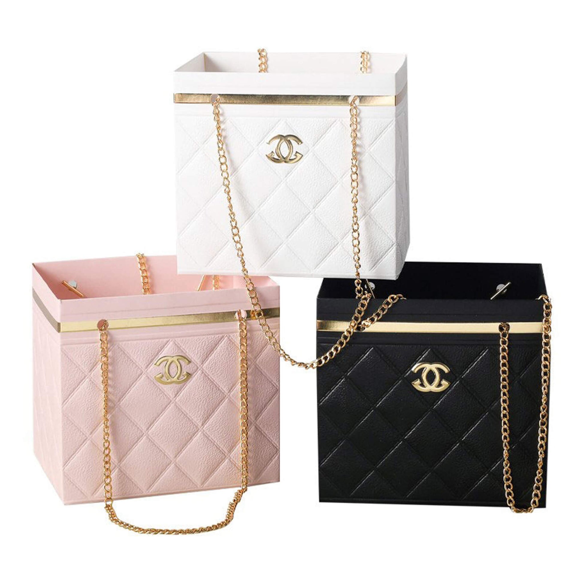 Tote Bouquet Floral Paper Gift Packaging Chain Bag