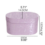 Velvet Oval Gift Box
