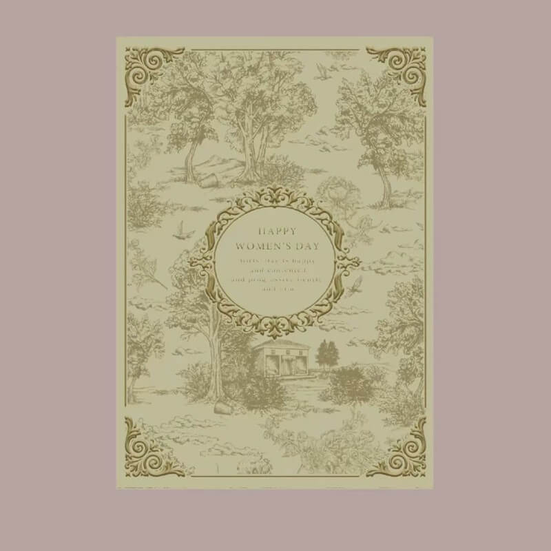 Tulip Bouquet Gift Paper, 14 × 19.7 Inch, 10 Sheets