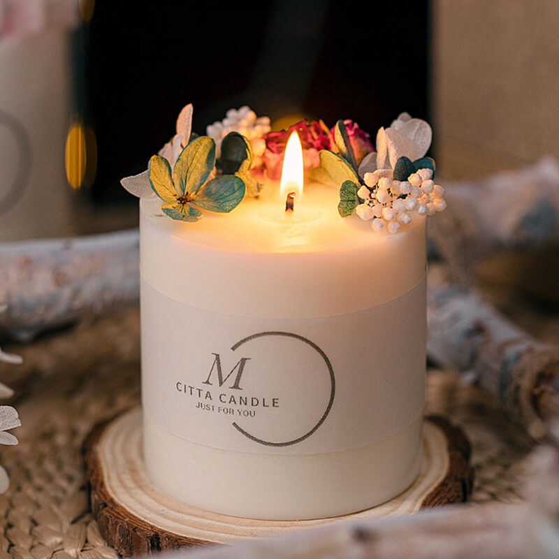scented flame candle