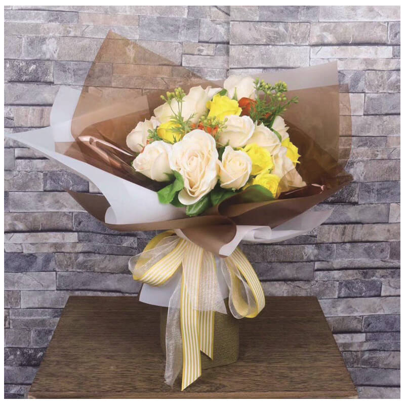 bouquet wrapping paper