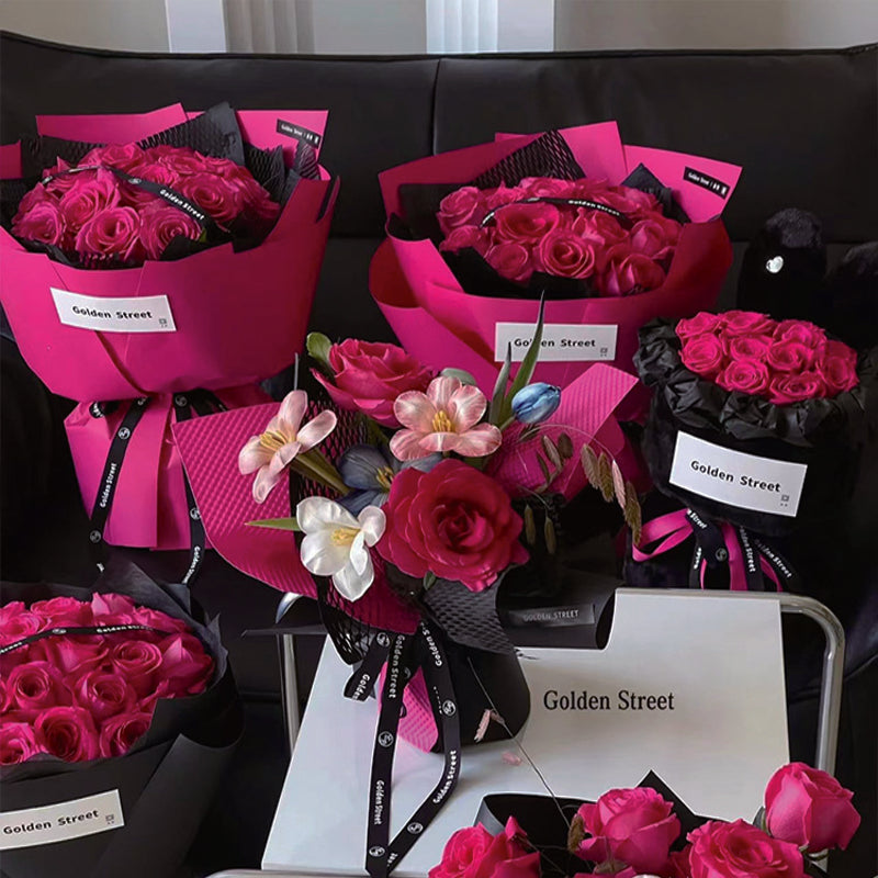 rose paper wrap