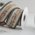 vintage floral ribbon