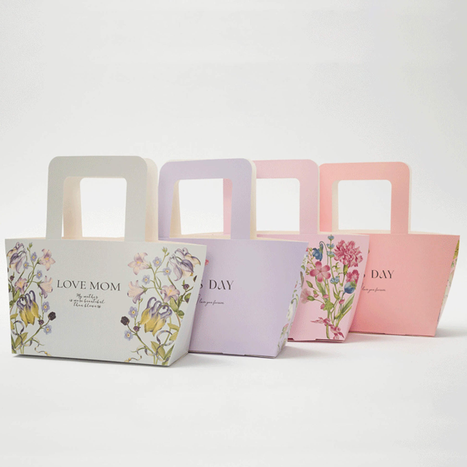 Flower Paper Bag For Mother's Day