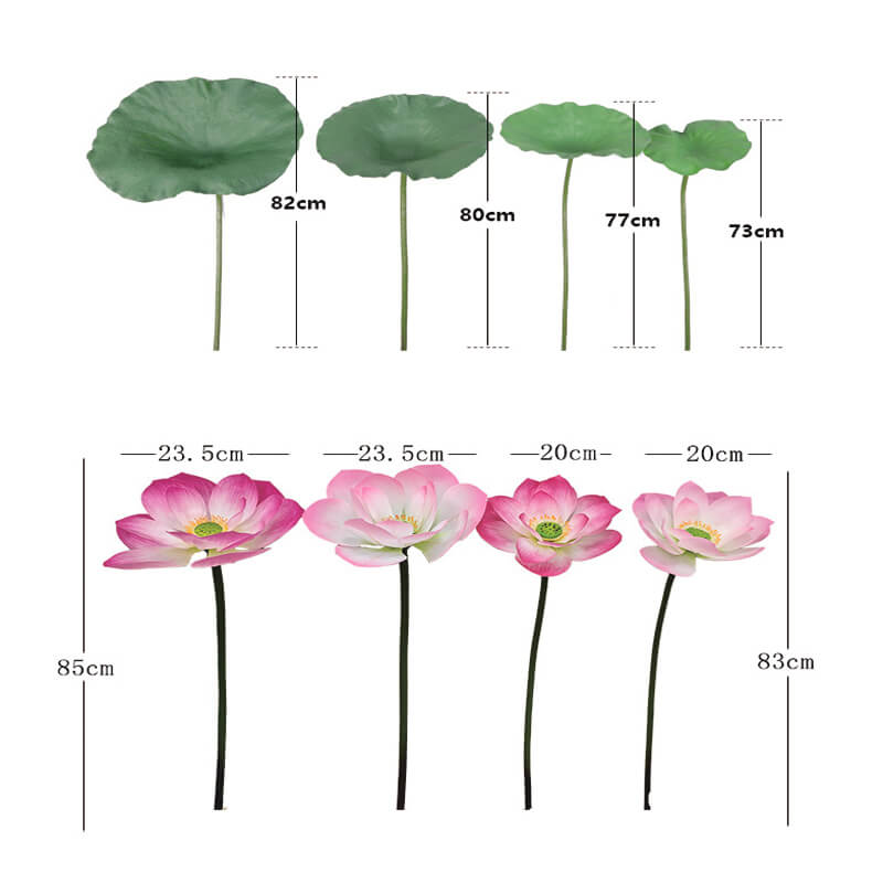 Flor de loto artificial