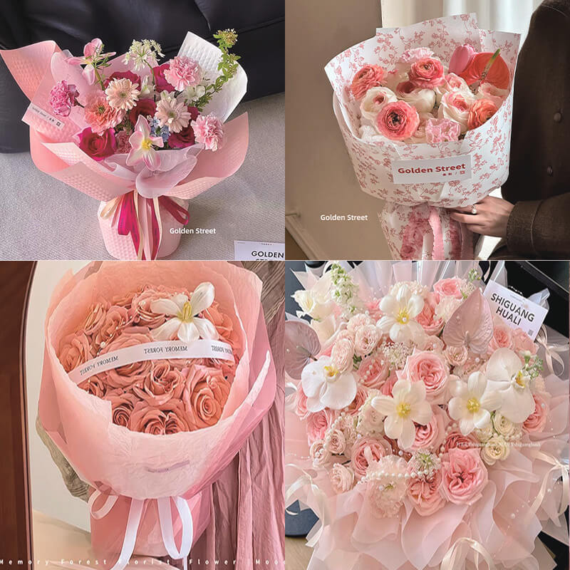 bouquet paper wrap