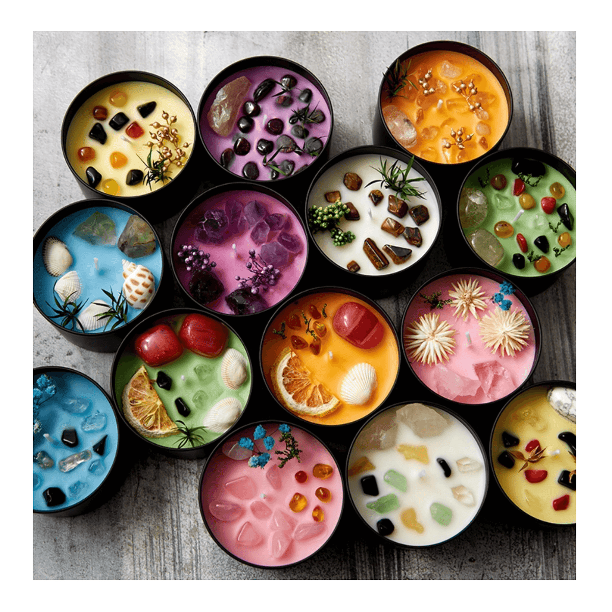soy wax scented candles