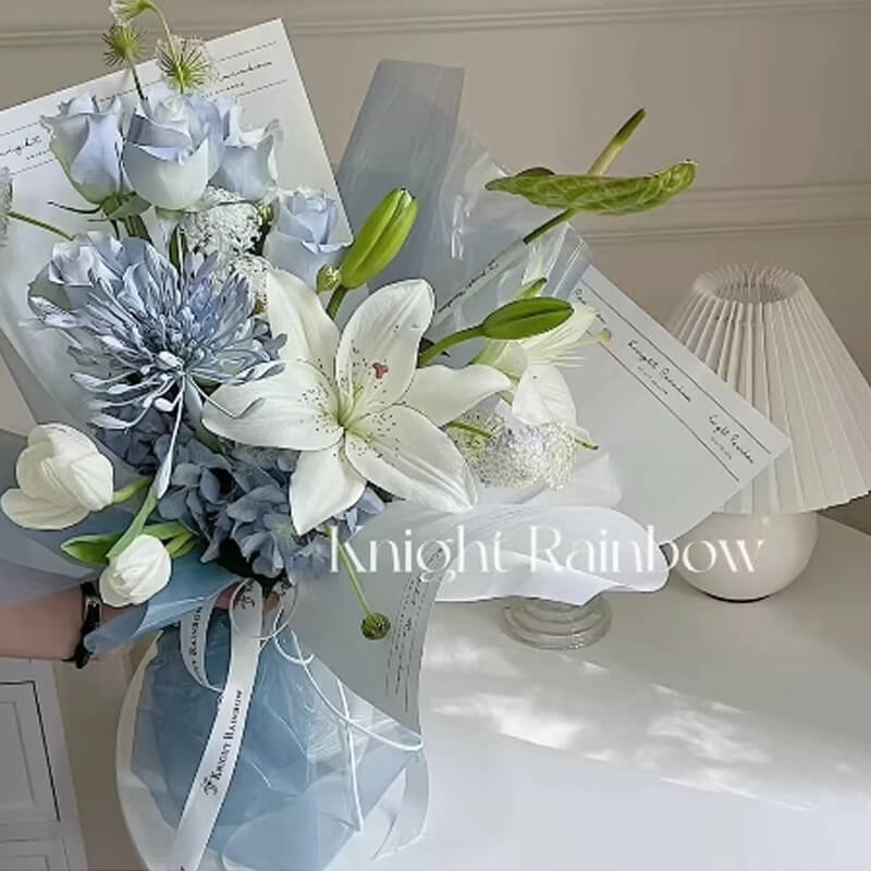 flower gift wrapping paper