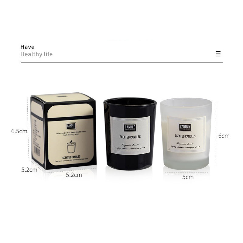 Velas de aromaterapia, decoración de lujo para el hogar