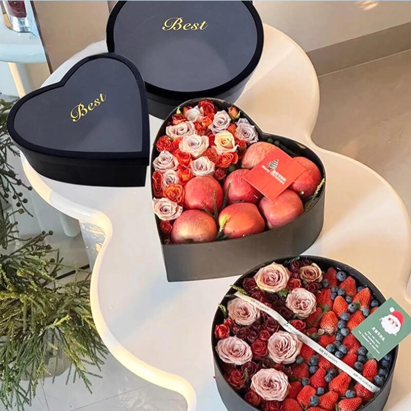 heart shaped flower box
