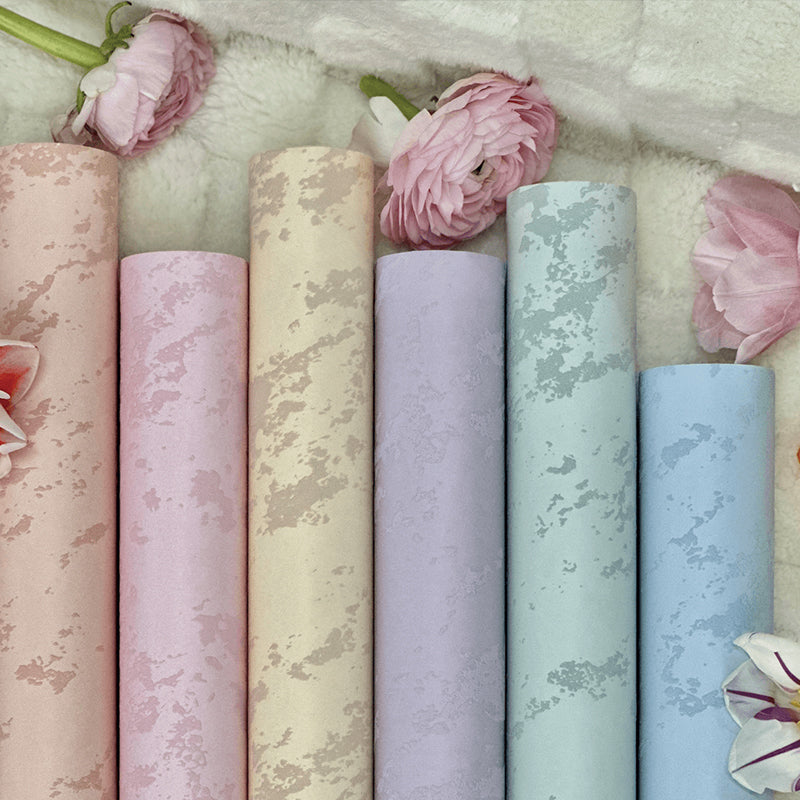 flowers wrapping paper nearby